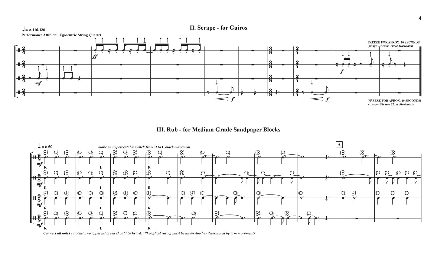 Four Movements for Percussion Quartet