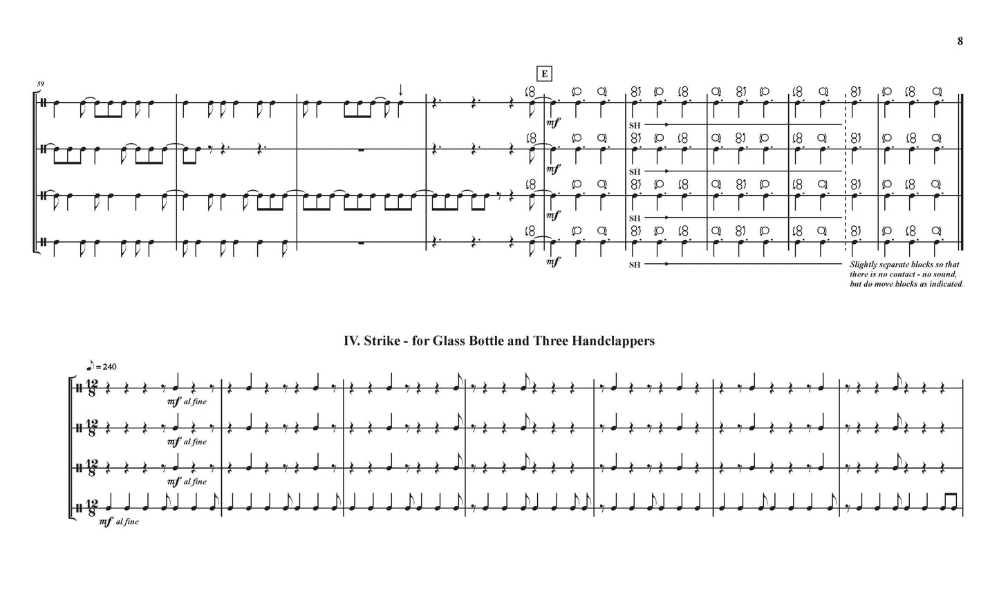 Four Movements for Percussion Quartet