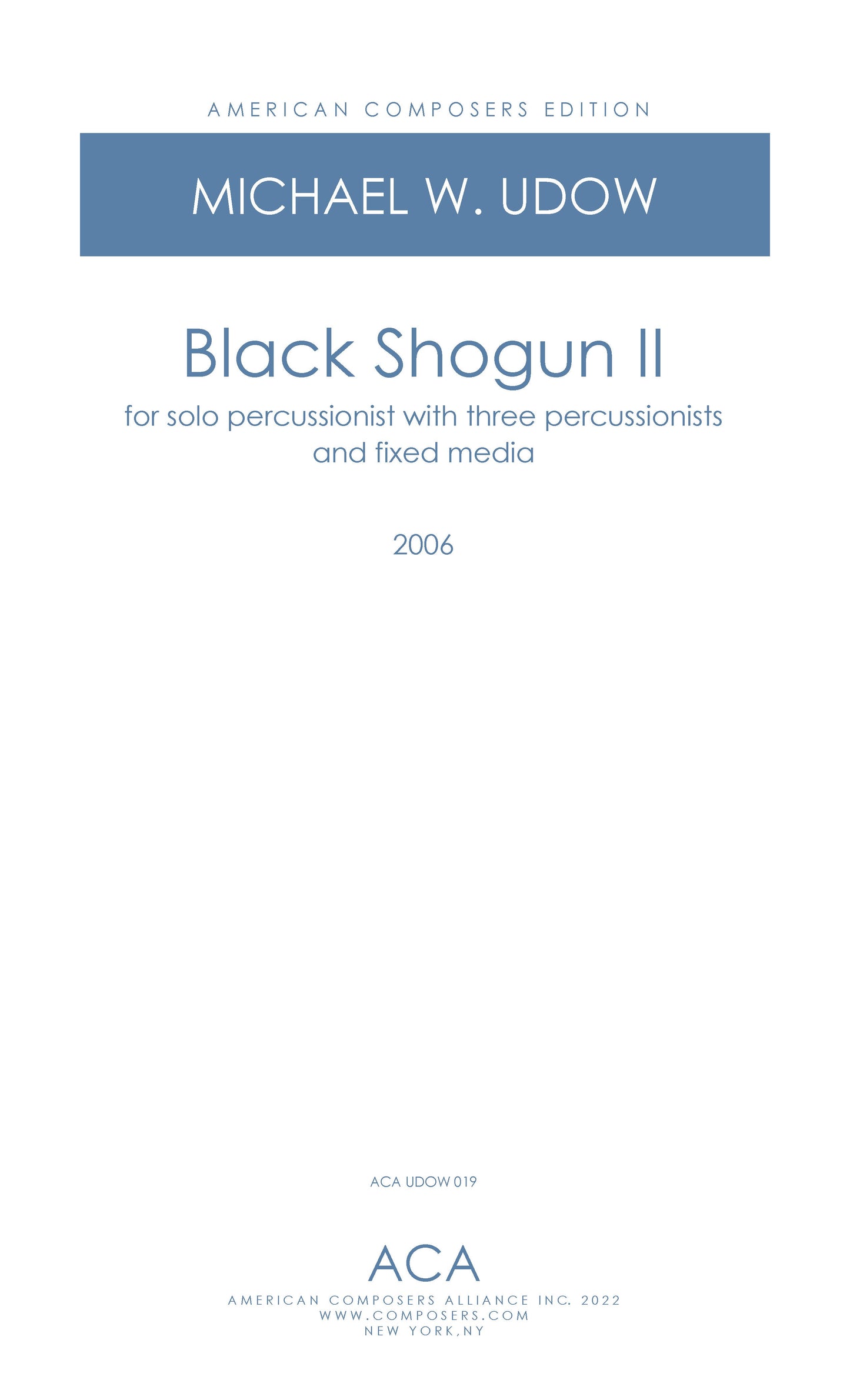 Black Shogun II