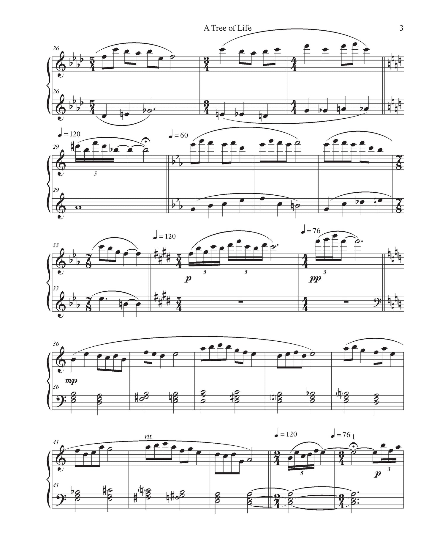 Tree of Life (for Piano)