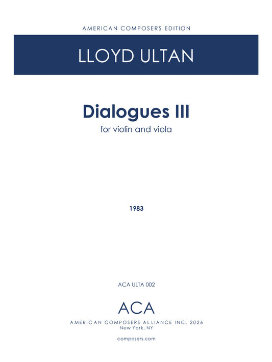 Dialogues III