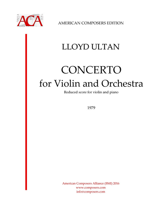 CONCERTO for Violin and Orchestra