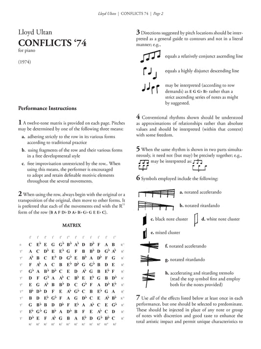 CONFLICTS 74