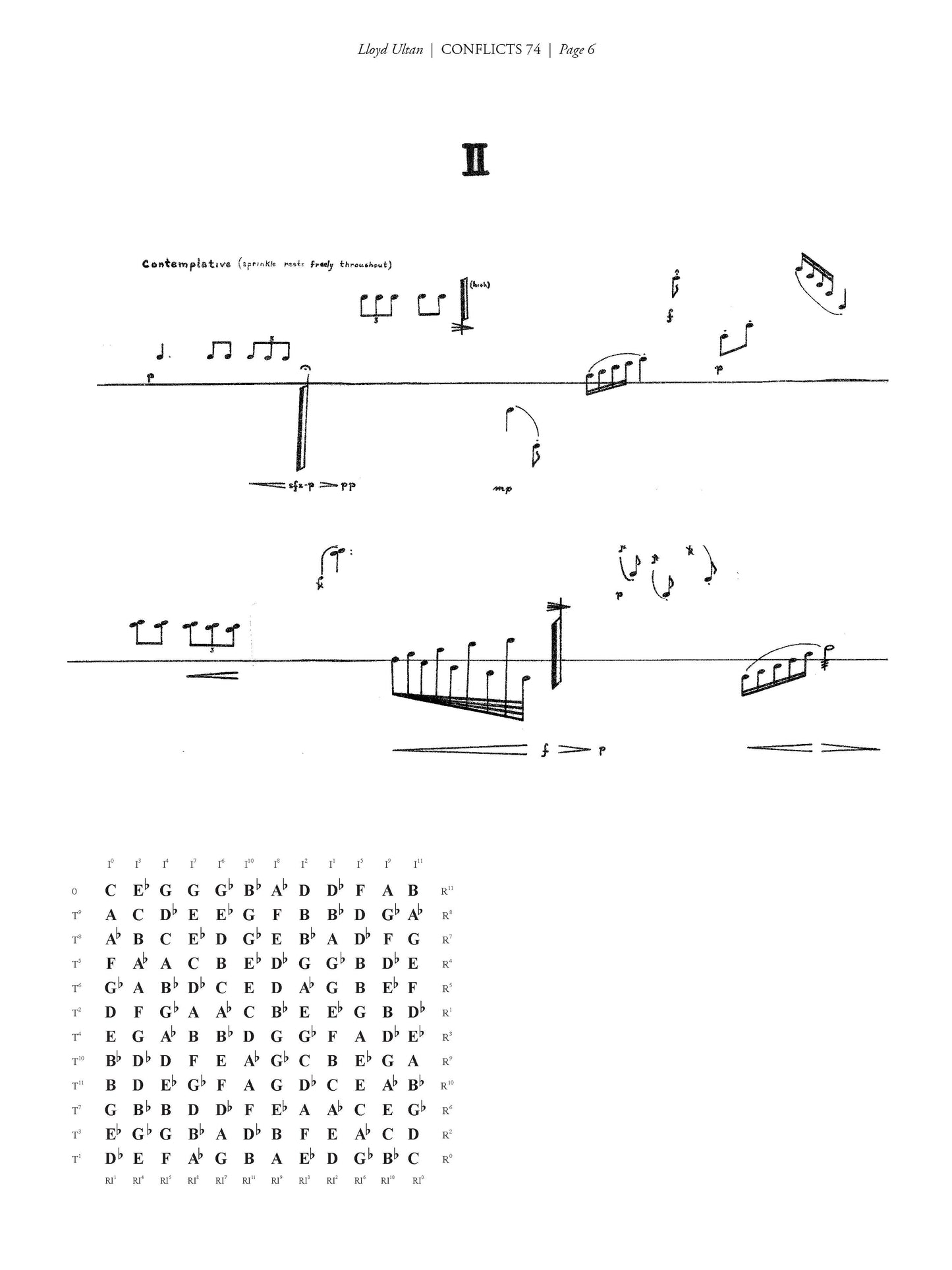 CONFLICTS 74