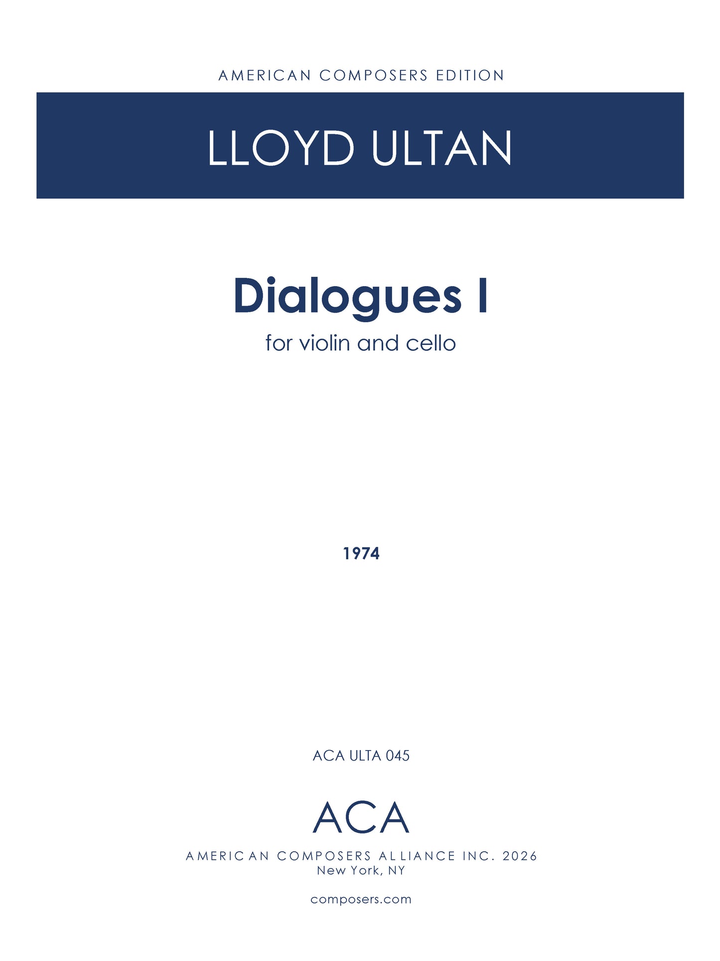 Dialogues I