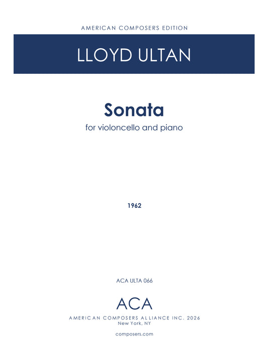 Sonata for Violoncello and Piano