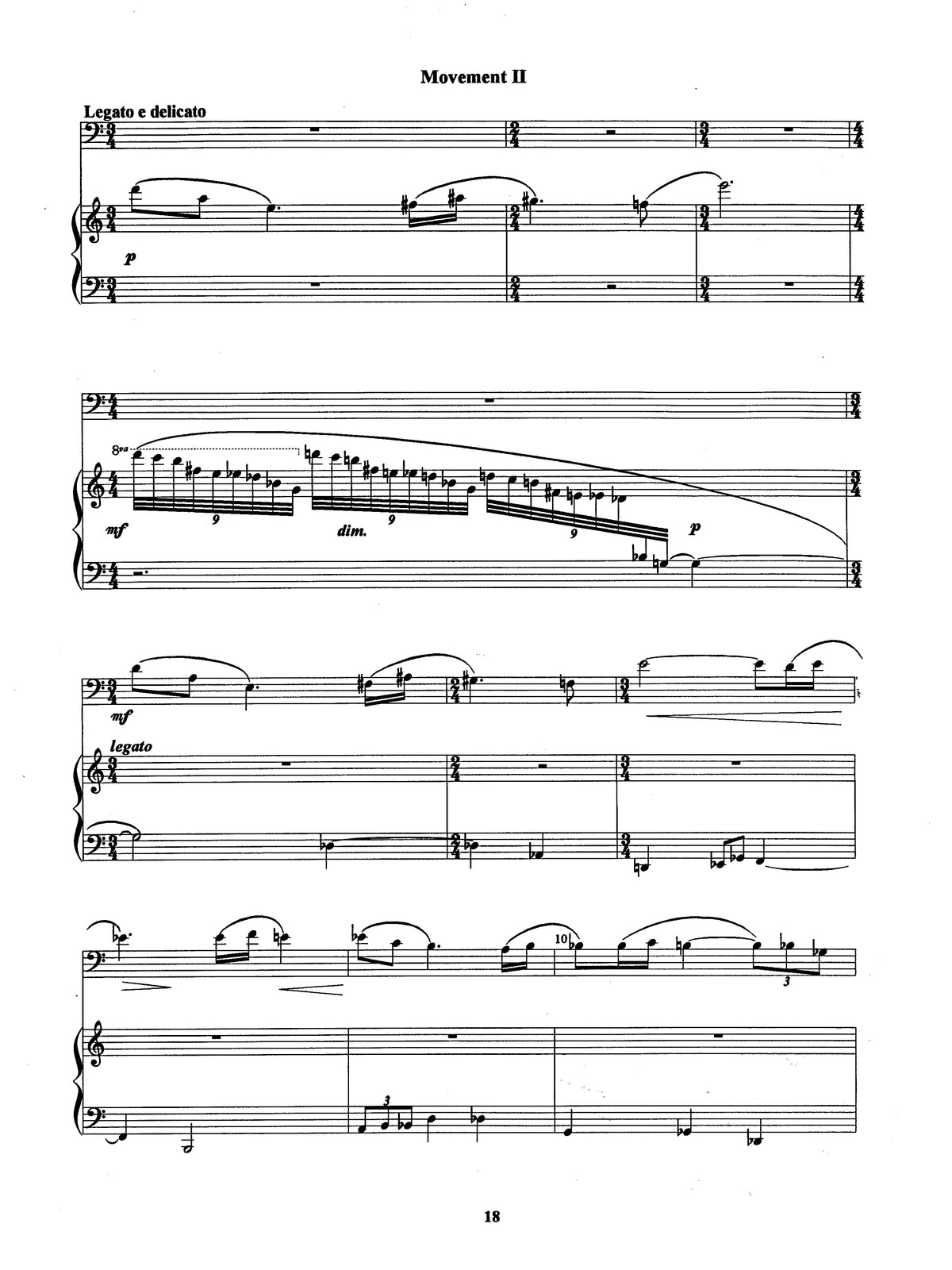 Sonata for Violoncello and Piano