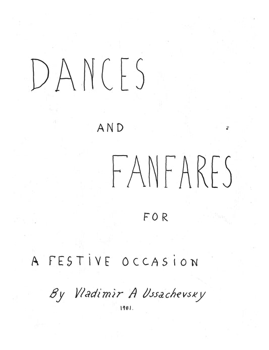 DANCES & FANFARES FOR A FESTIVE OCCASION