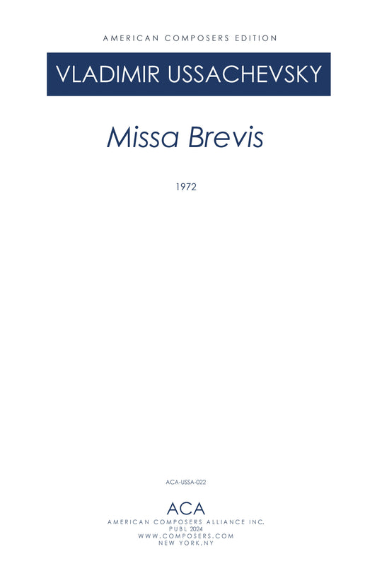 MISSA BREVIS