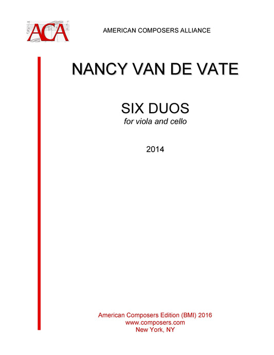 SIX DUOS FOR VIOLA AND CELLO