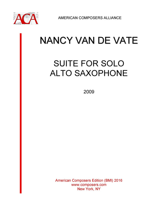 SUITE FOR ALTO SAXOPHONE