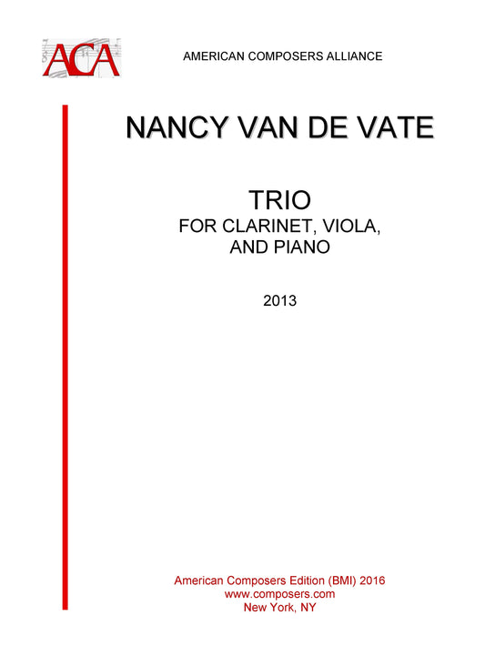 TRIO FOR CLARINET, VIOLA AND PIANO