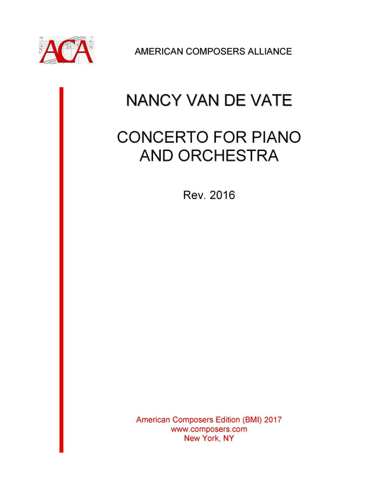 CONCERTO FOR PIANO AND ORCHESTRA