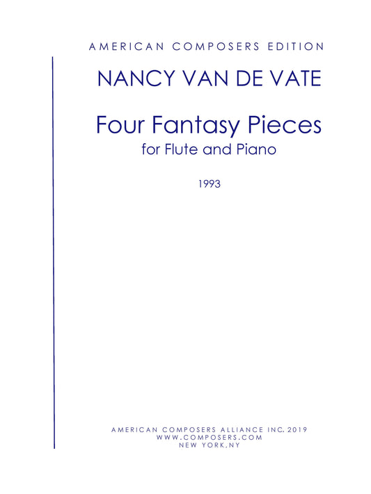 FOUR FANTASY PIECES FOR FLUTE AND PIANO