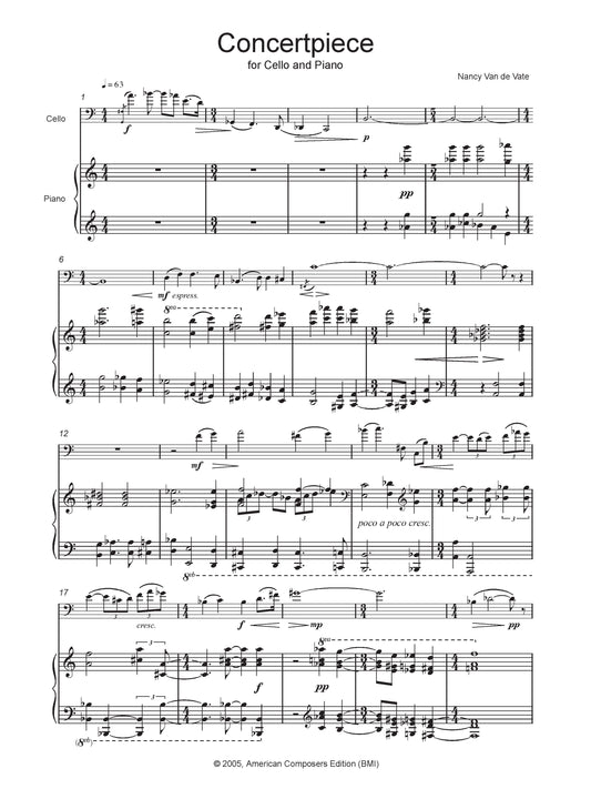 CONCERTPIECE FOR CELLO AND PIANO