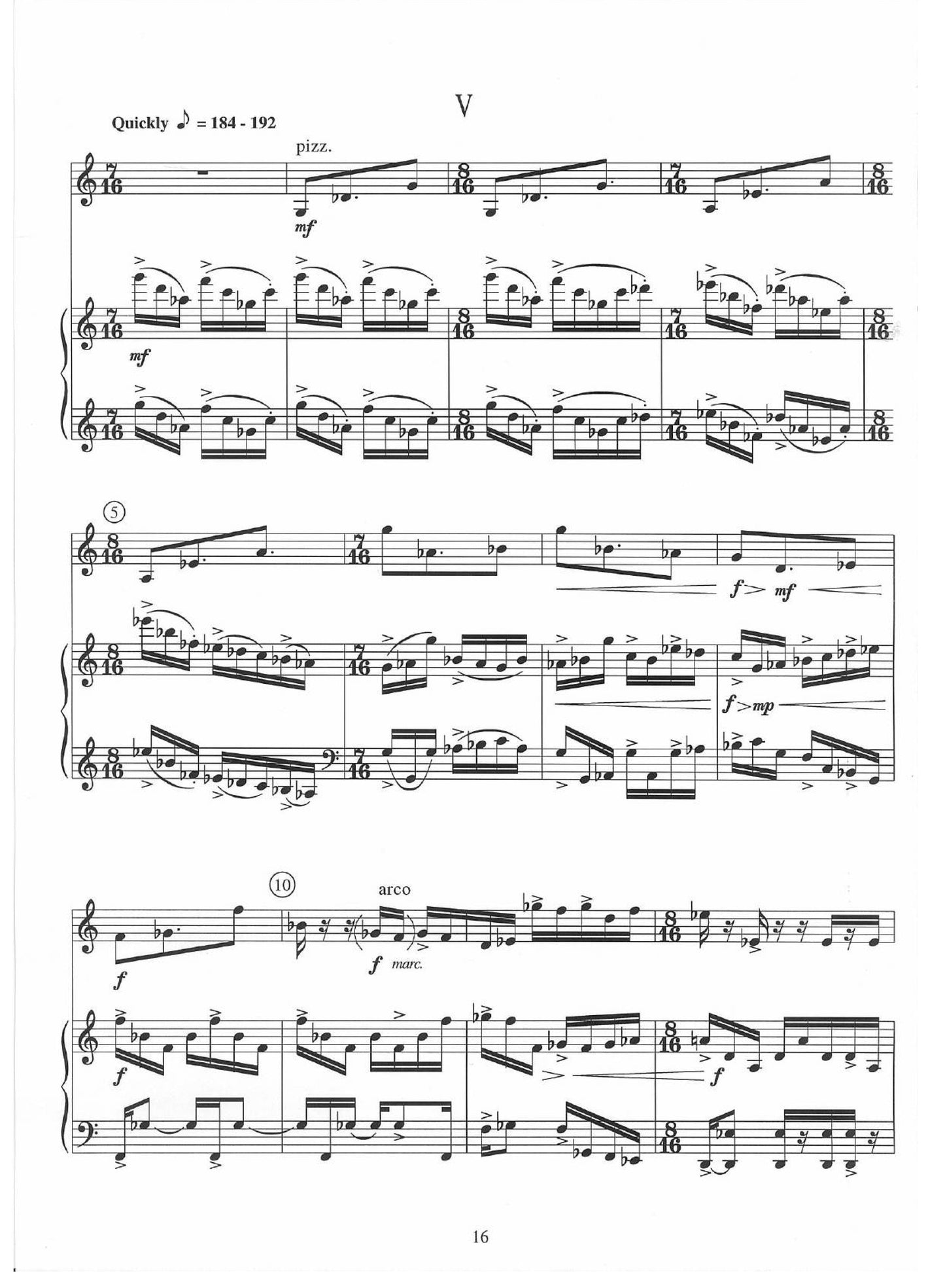 SEVEN FANTASY PIECES FOR VIOLIN AND PIANO