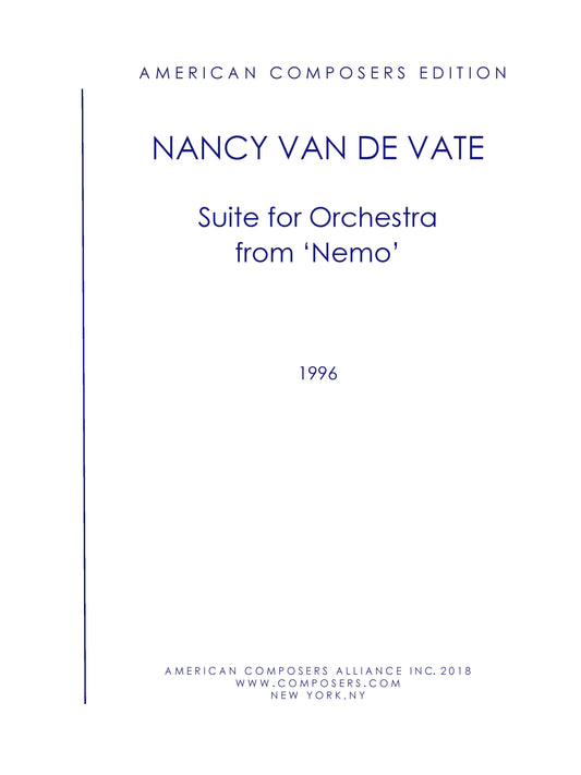 SUITE FOR ORCHESTRA FROM 'NEMO'