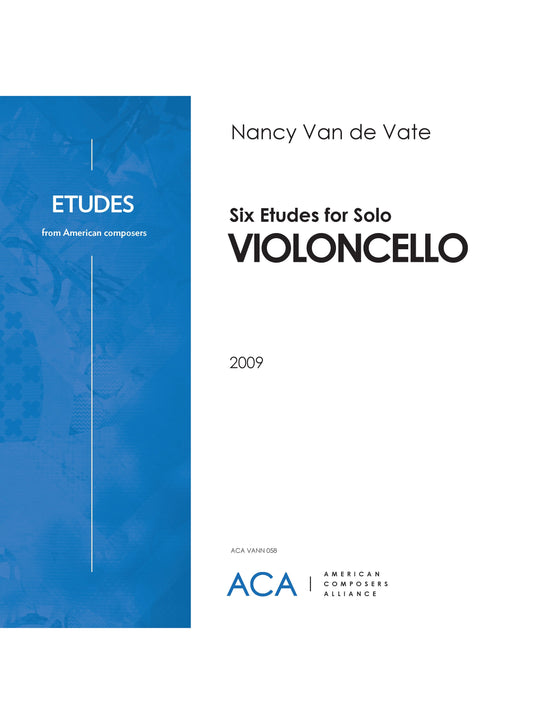 SIX ETUDES FOR SOLO CELLO