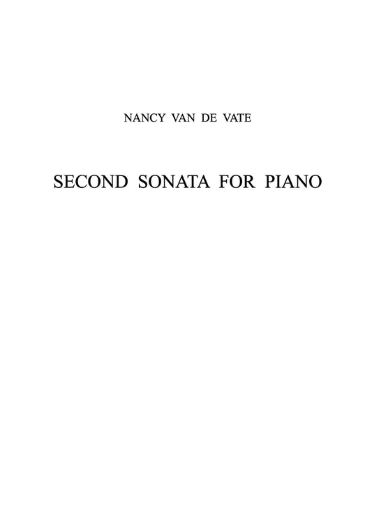 SONATA No. 2 for PIANO