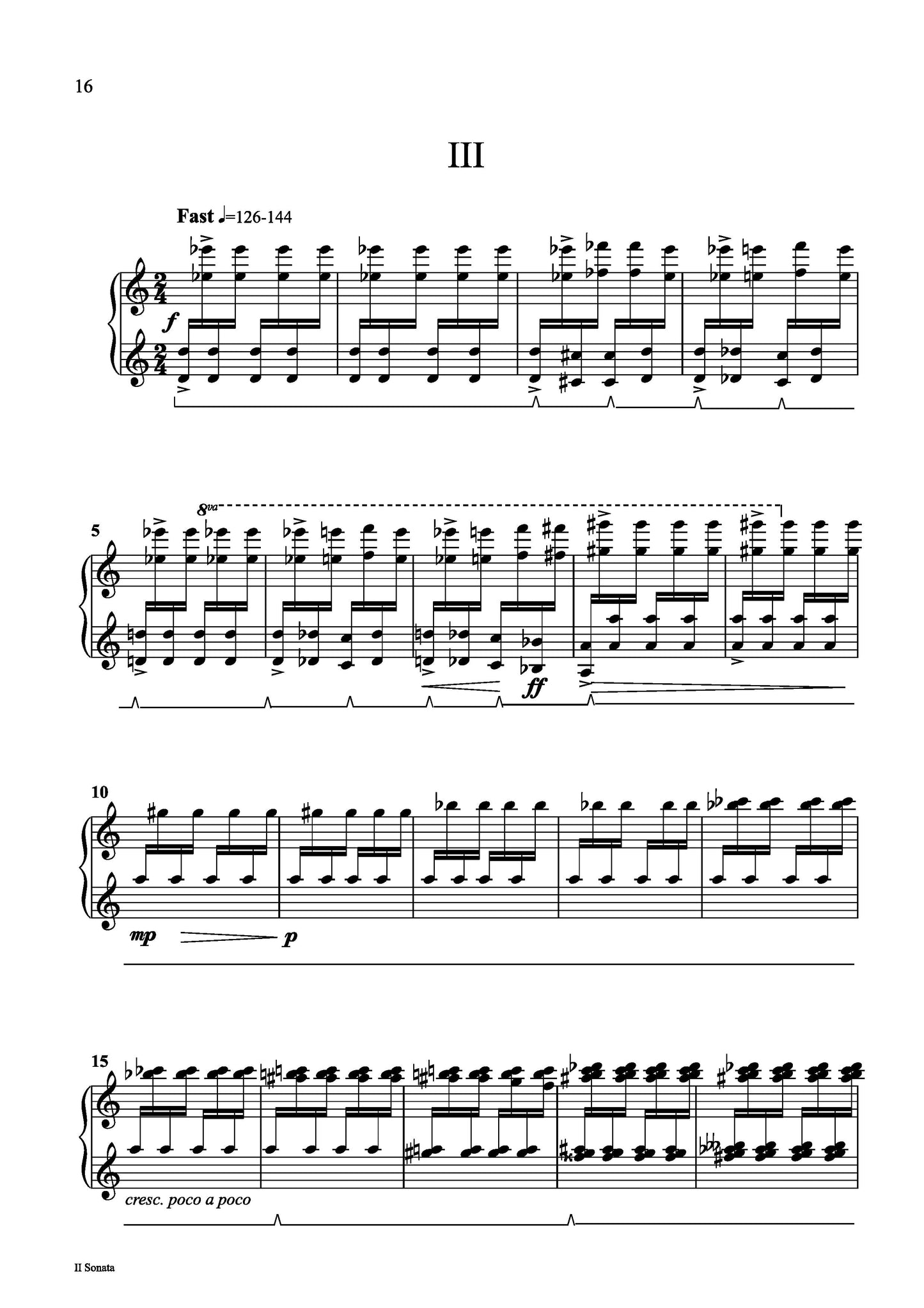 SONATA No. 2 for PIANO