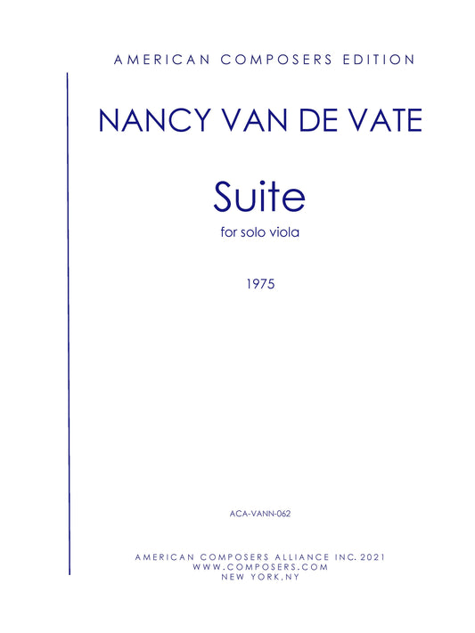 SUITE FOR SOLO VIOLA