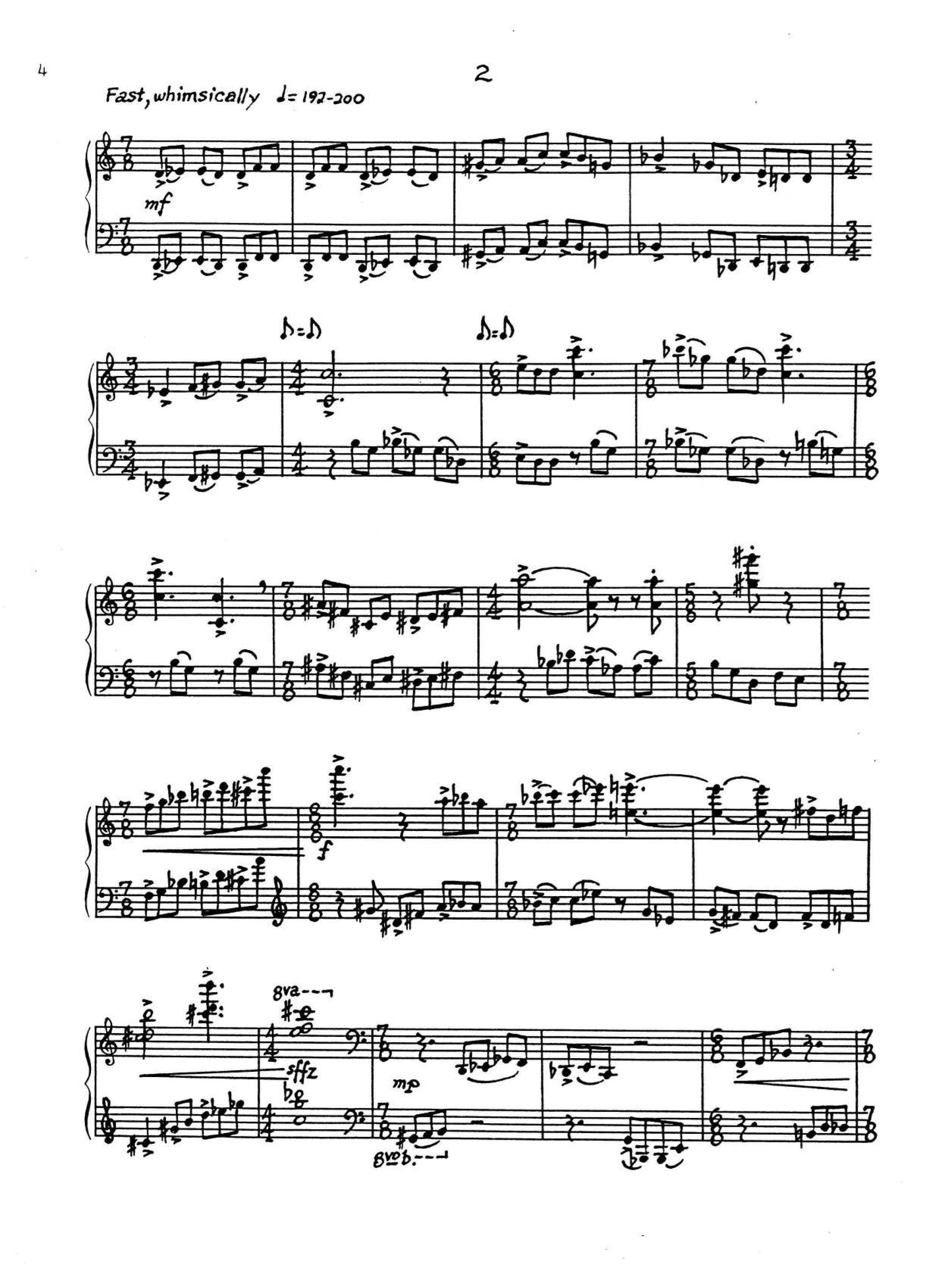 NINE PRELUDES FOR PIANO