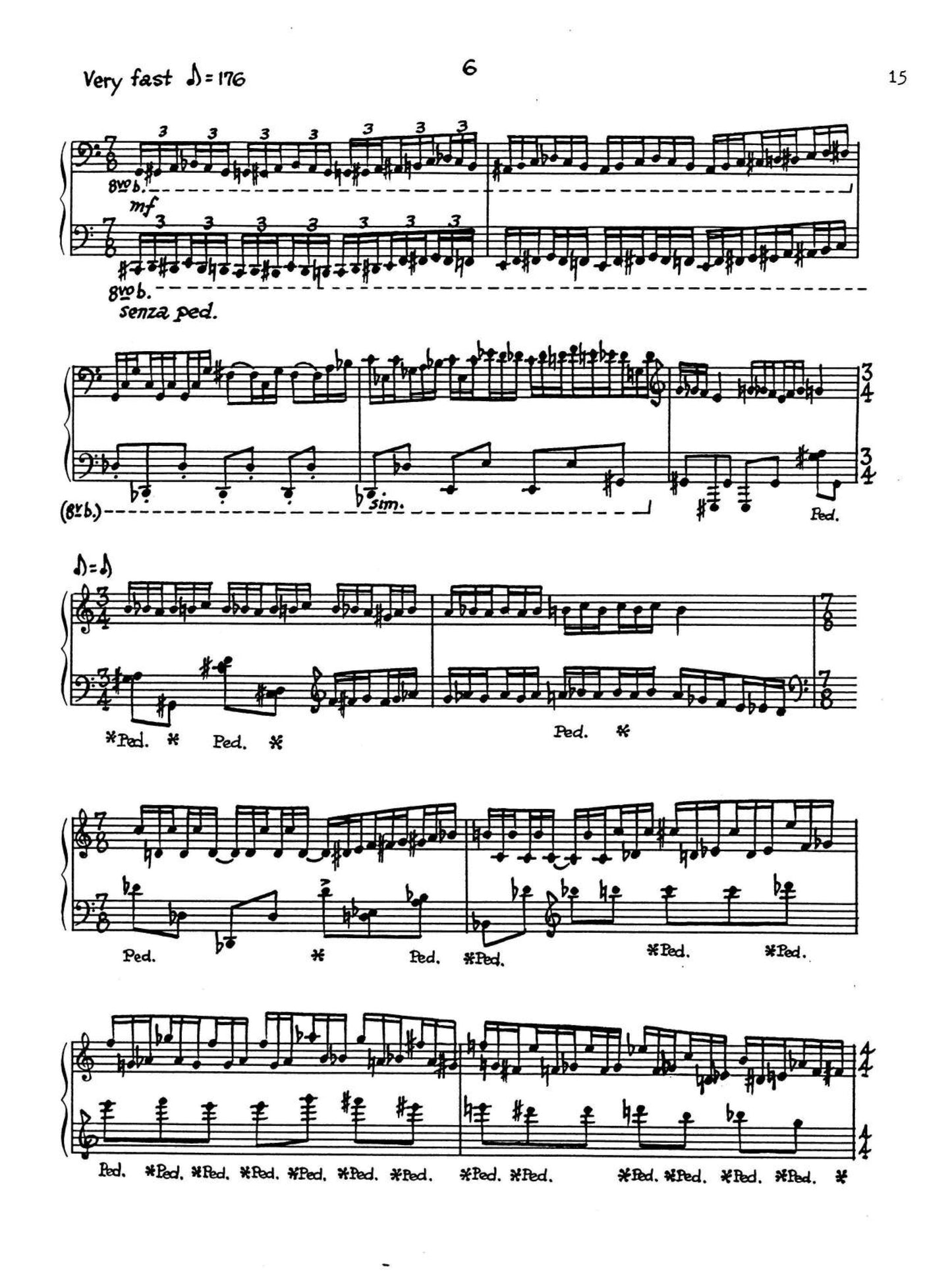 NINE PRELUDES FOR PIANO