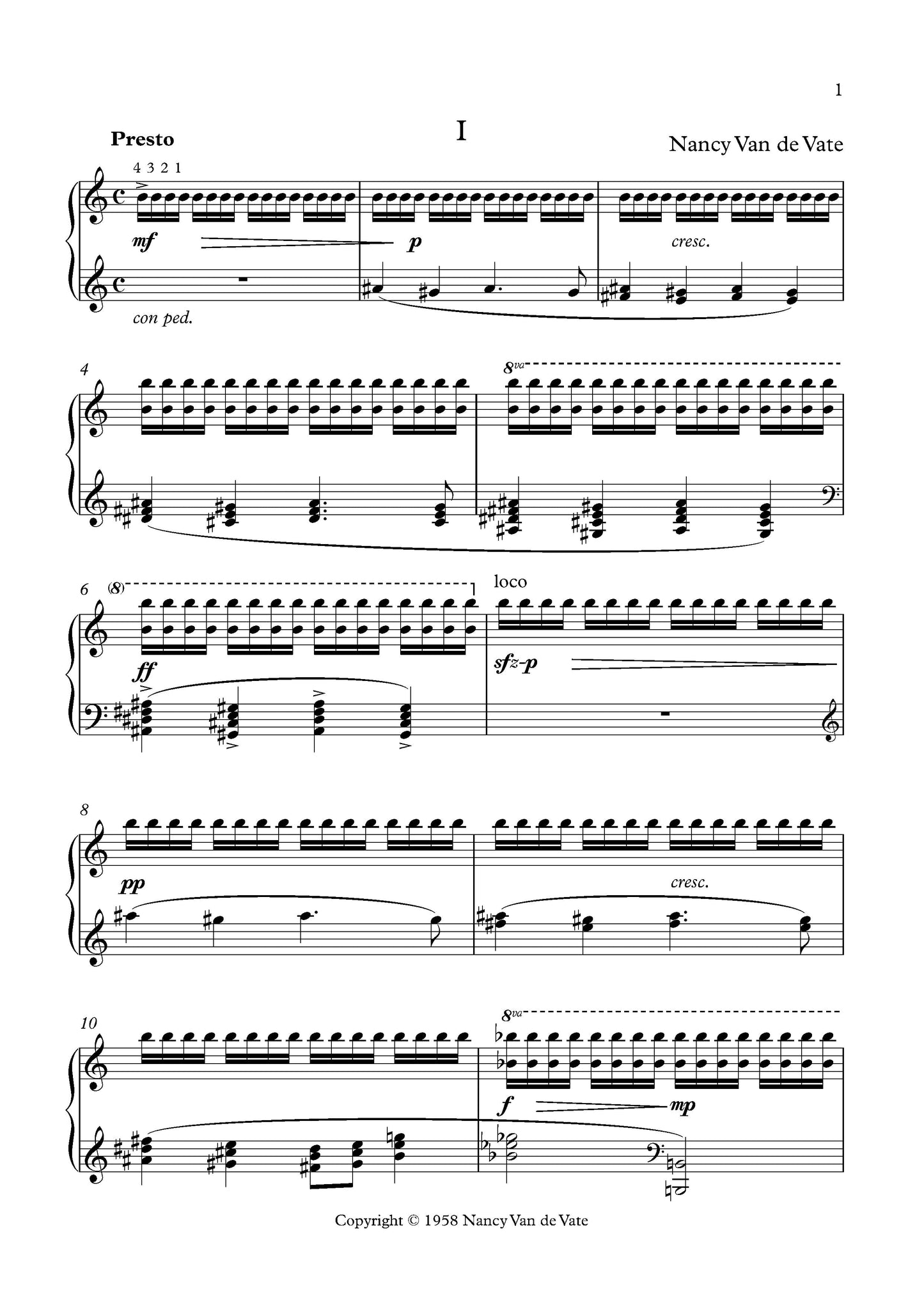 EIGHT PRELUDES FOR PIANO