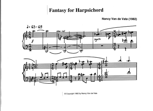 FANTASY FOR HARPSICHORD