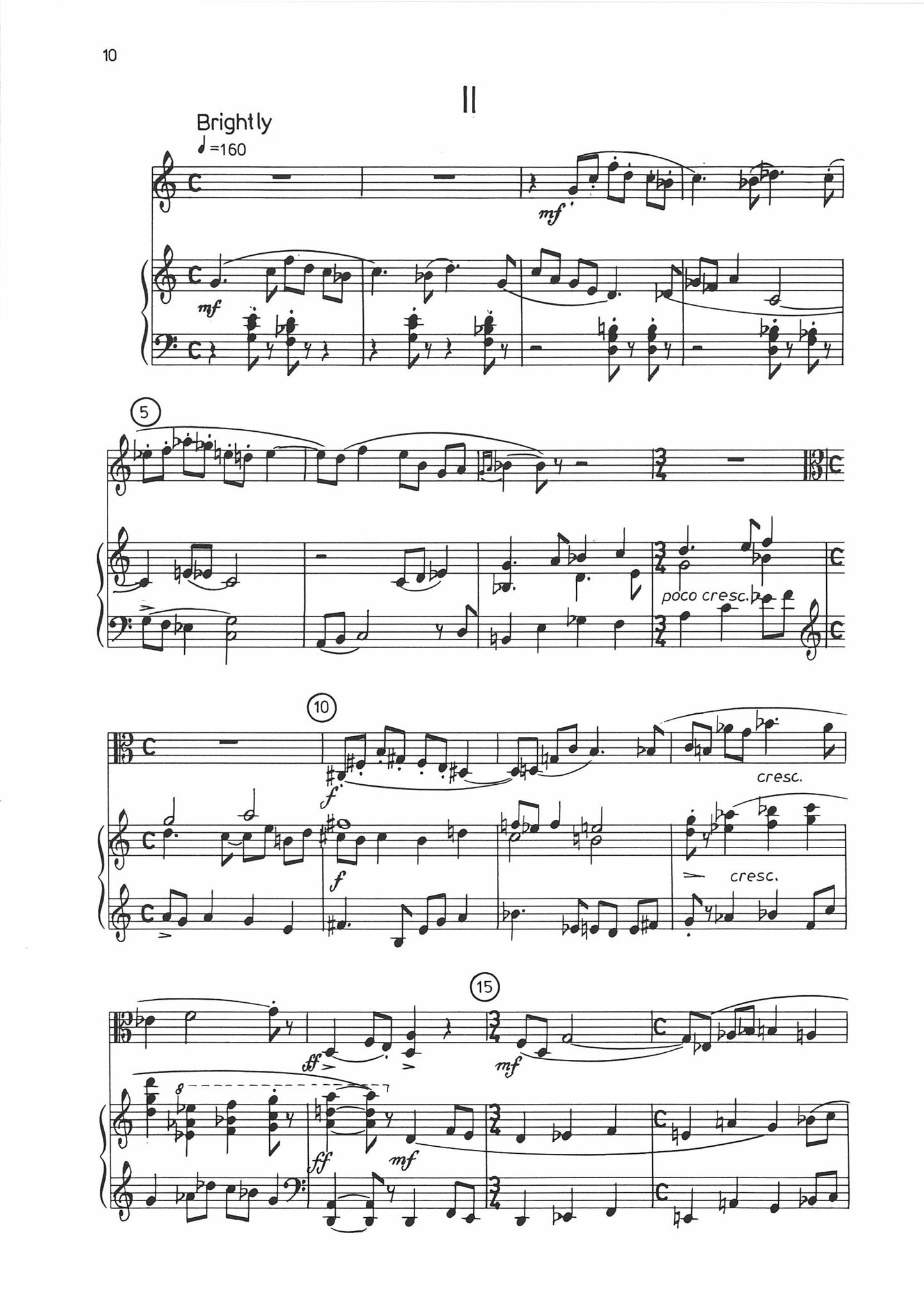 SONATA FOR VIOLA AND PIANO