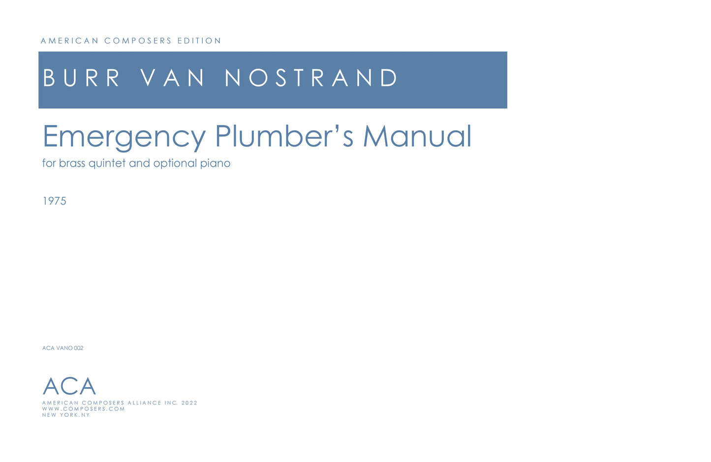 EMERGENCY PLUMBERS MANUAL