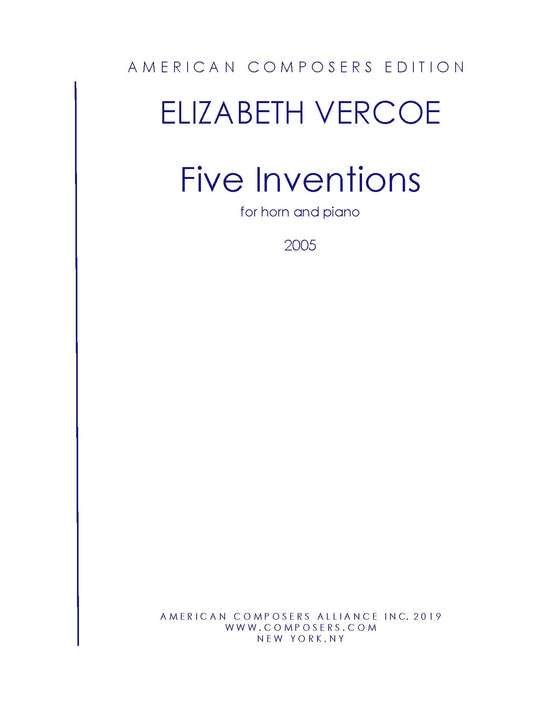 Five Inventions for Horn and Piano