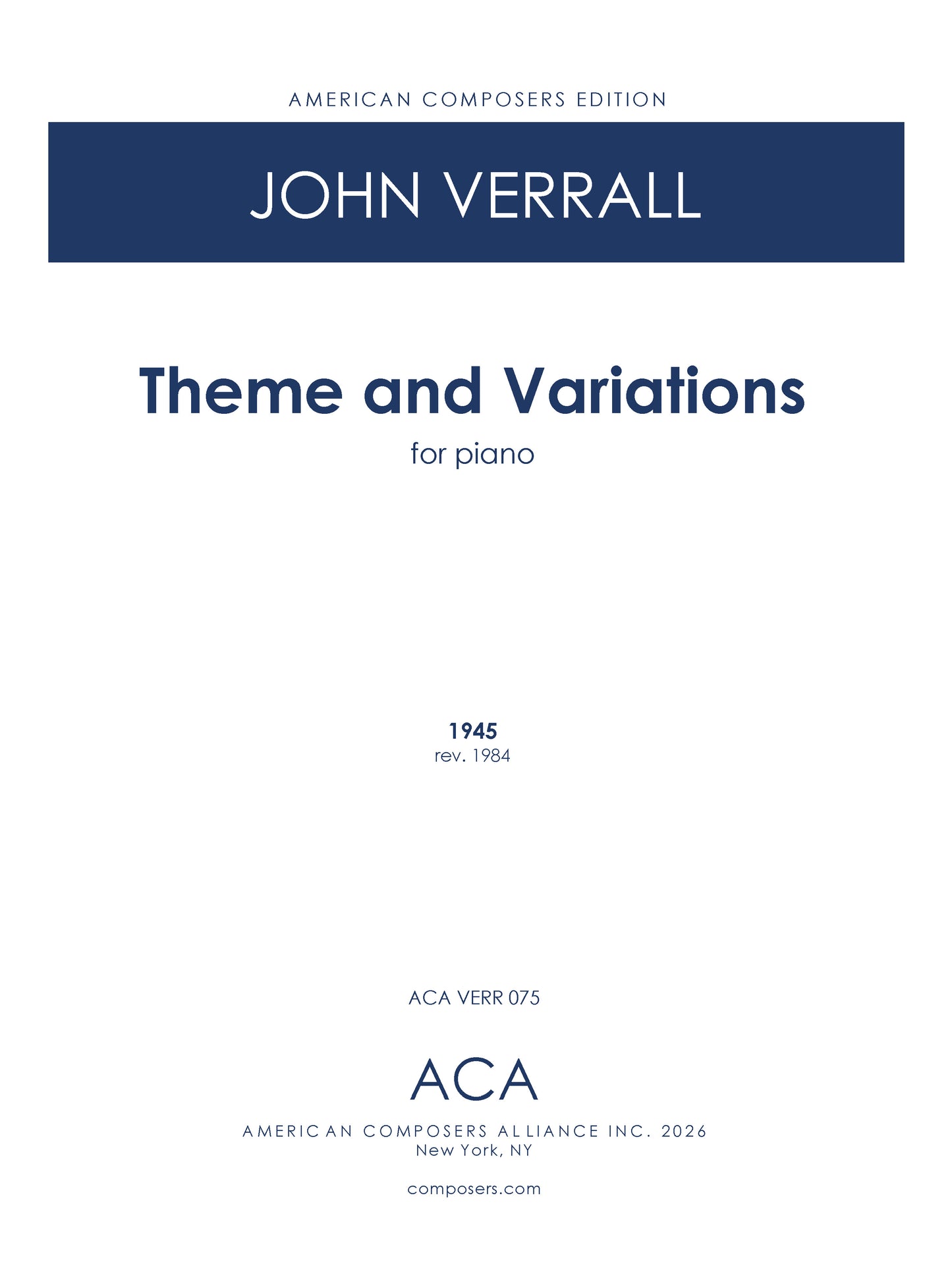 Theme and Variations