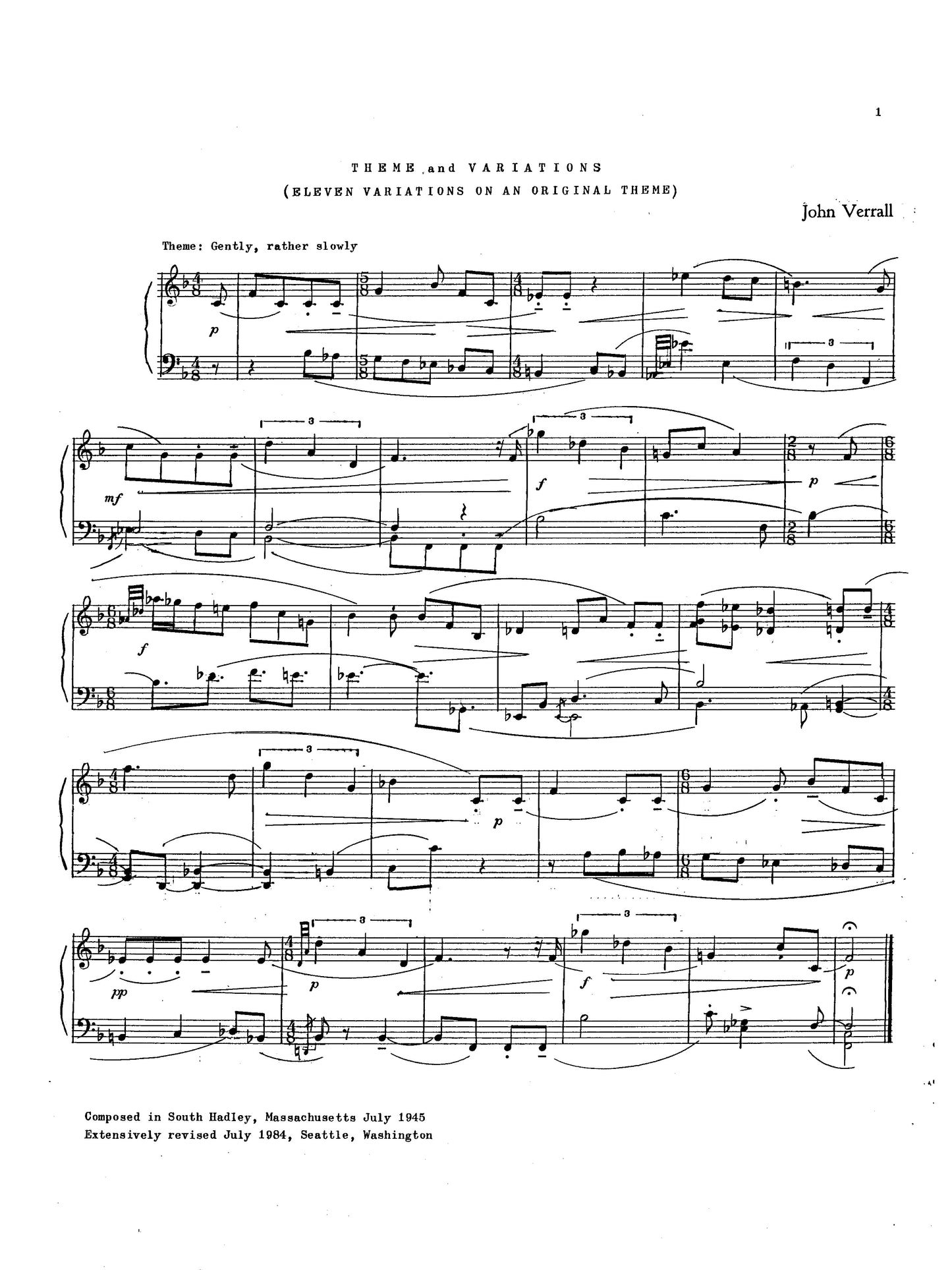Theme and Variations