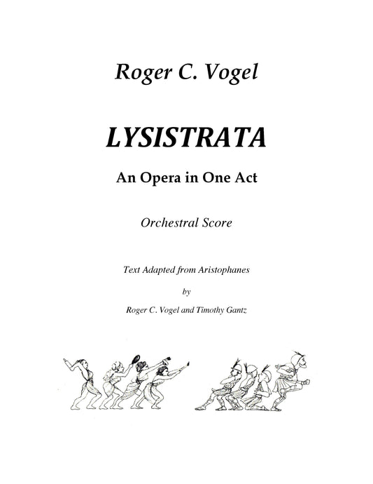 LYSISTRATA - A Chamber Opera in One Act (Six Scenes) (p/v score)