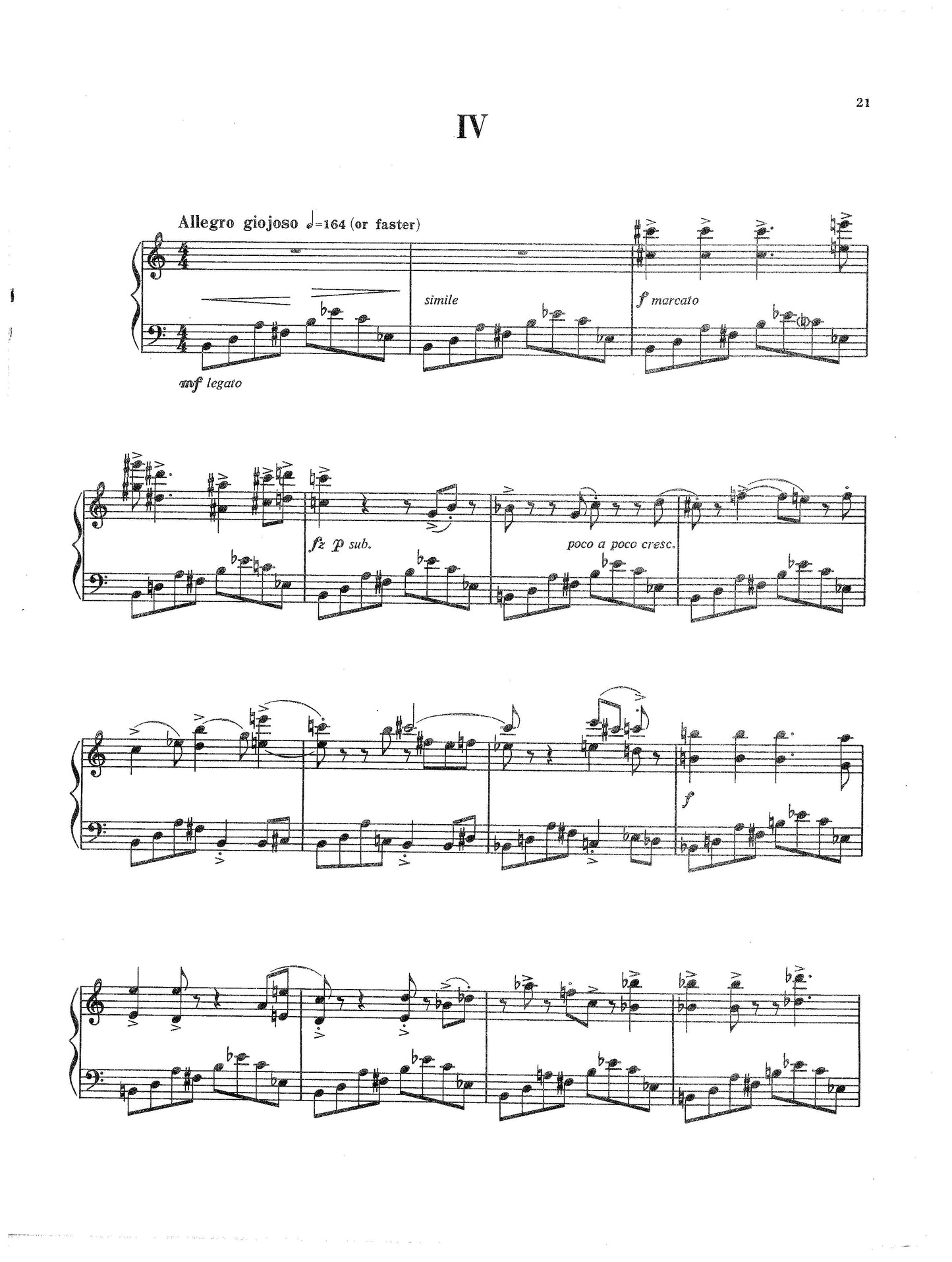 SONATA FOR PIANO