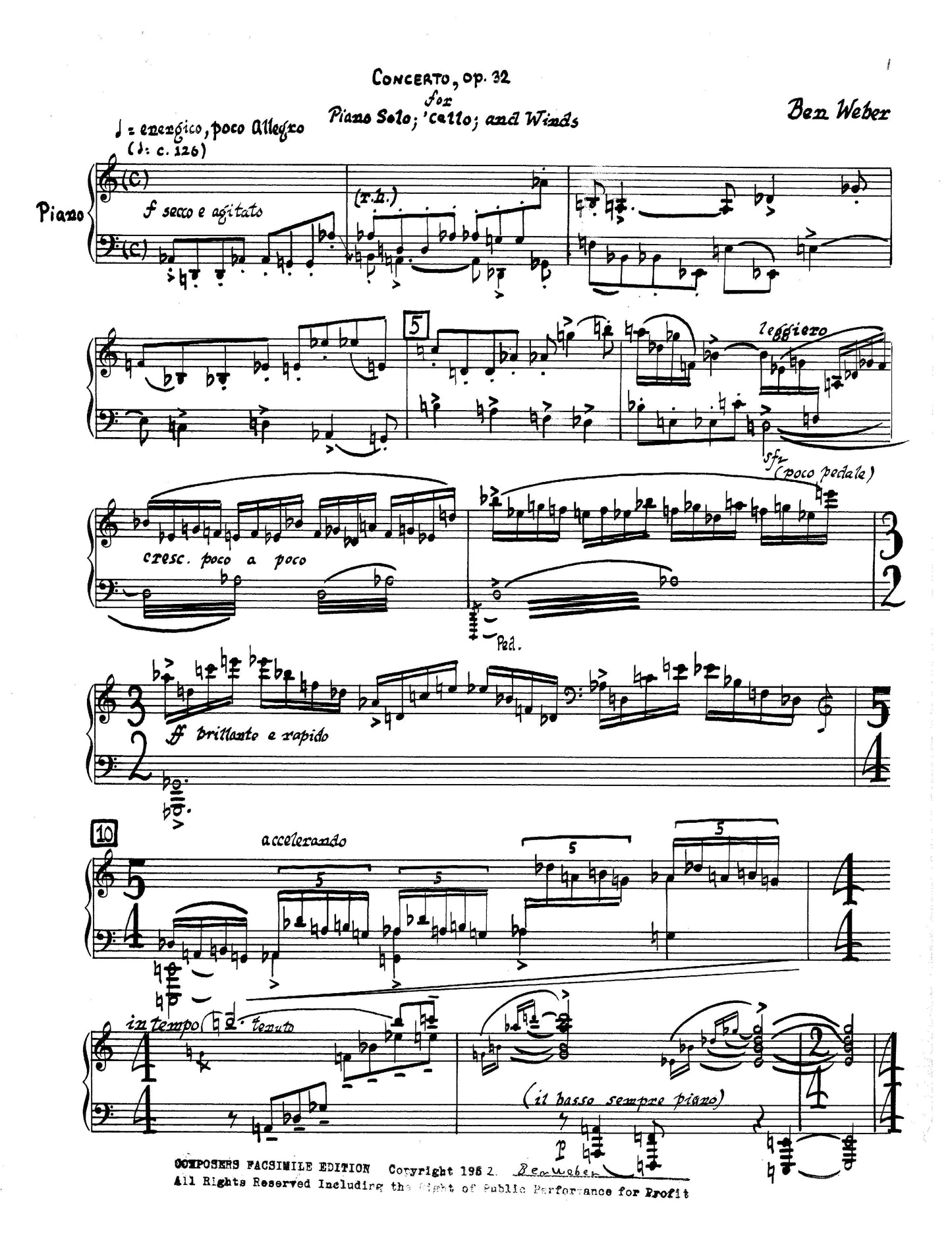 CONCERTO op. 32 Piano