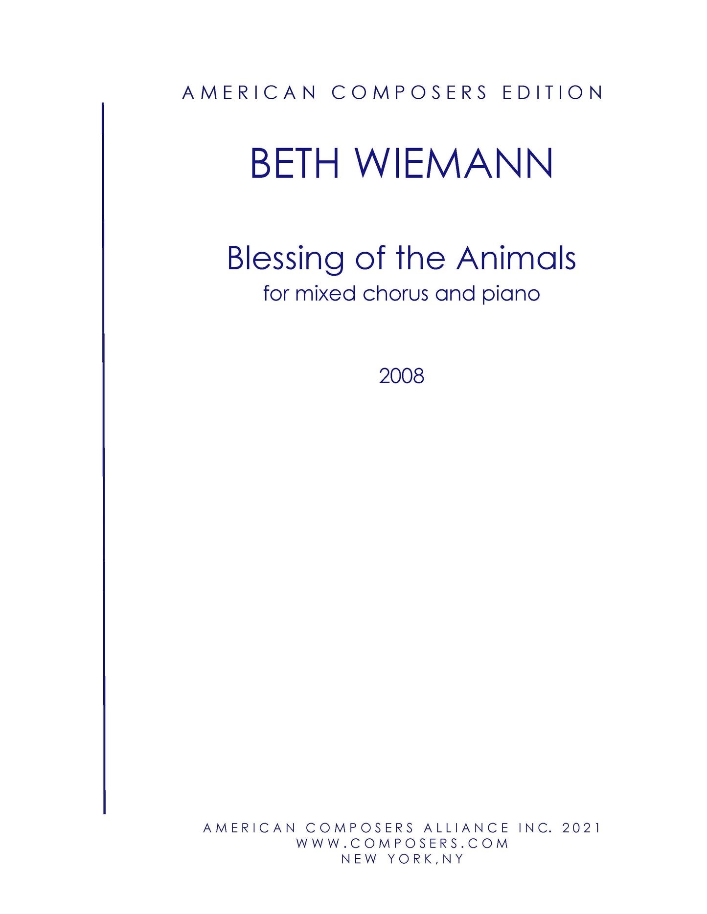 BLESSING OF THE ANIMALS