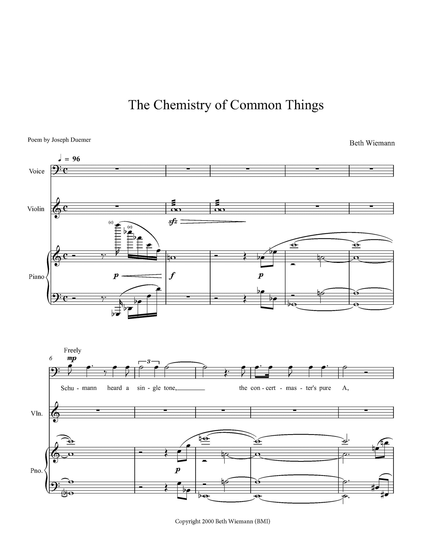 CHEMISTRY OF COMMON THINGS