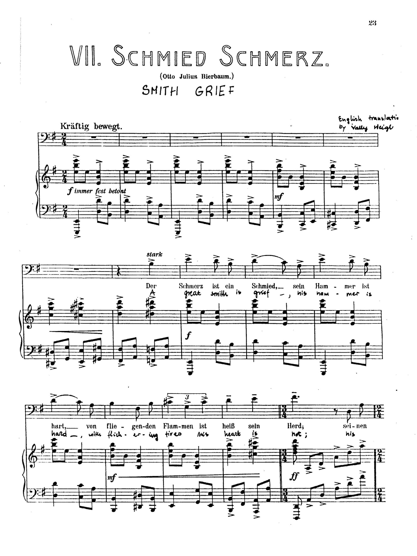 SEVEN SONGS opus 1