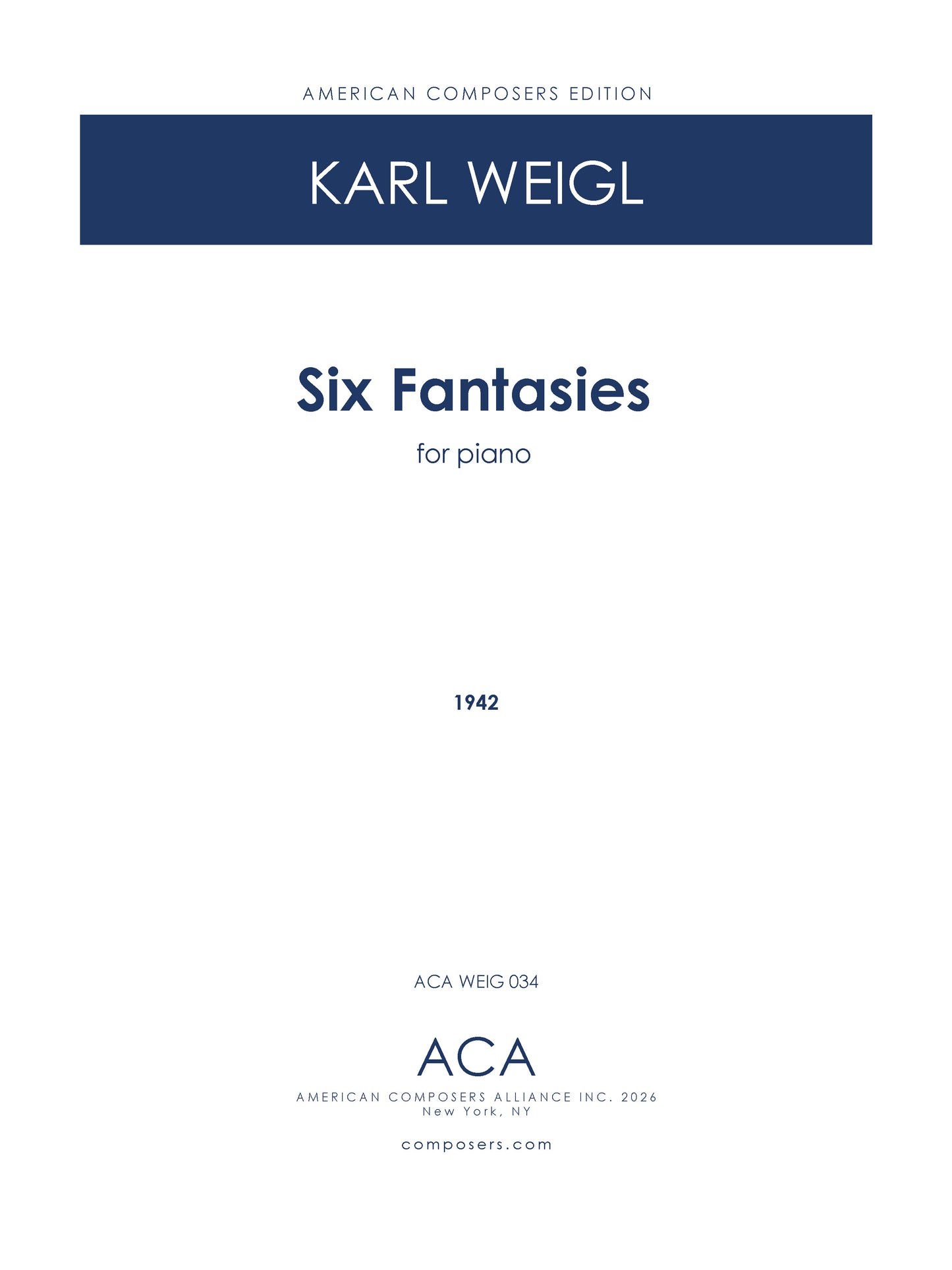 Six Fantasies