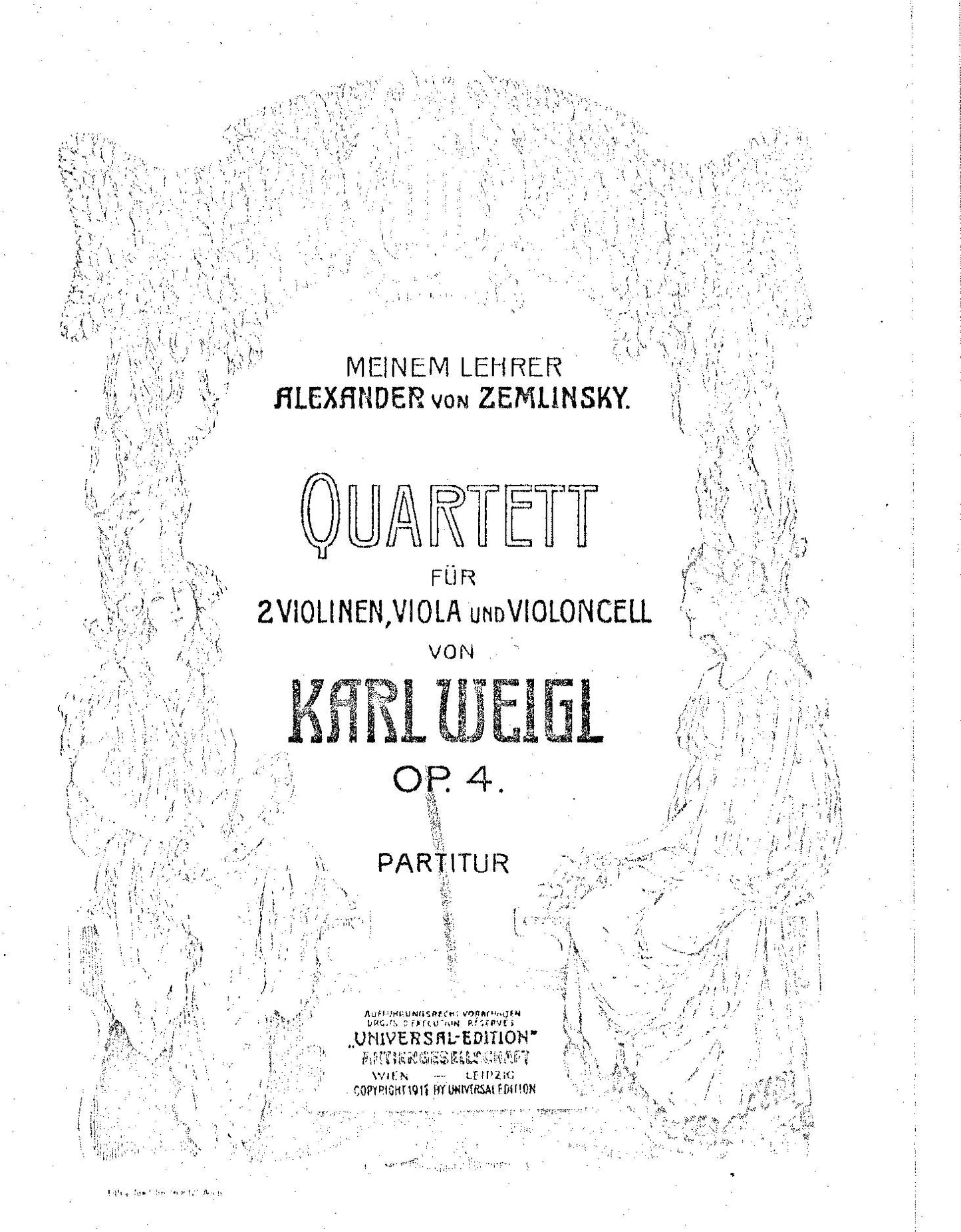 STRING QUARTET No. 3, op 4