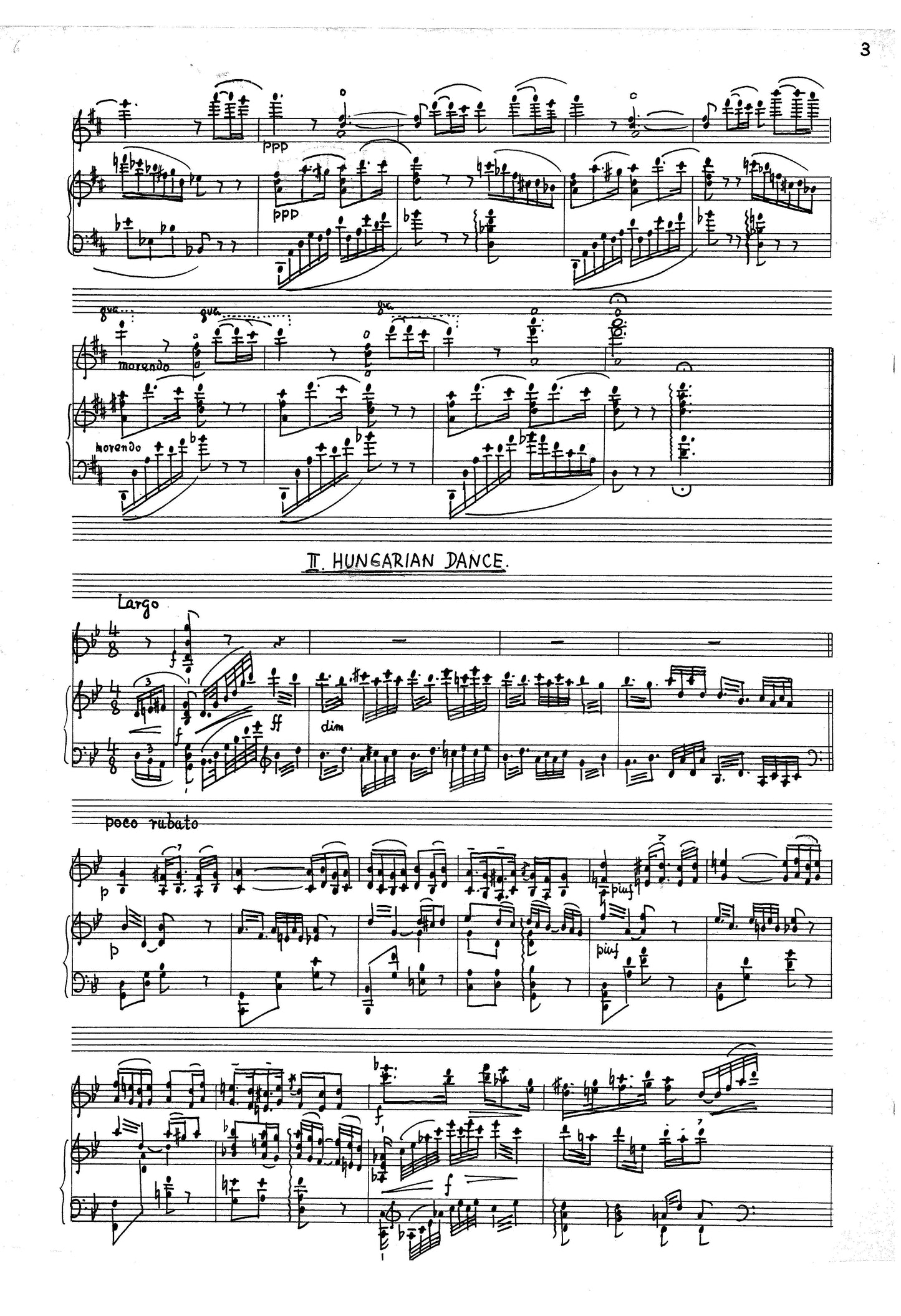 TWO PIECES FOR VIOLIN & PIANO