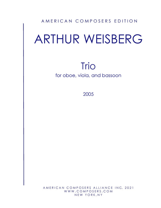 Trio for Oboe, Viola, and Bassoon