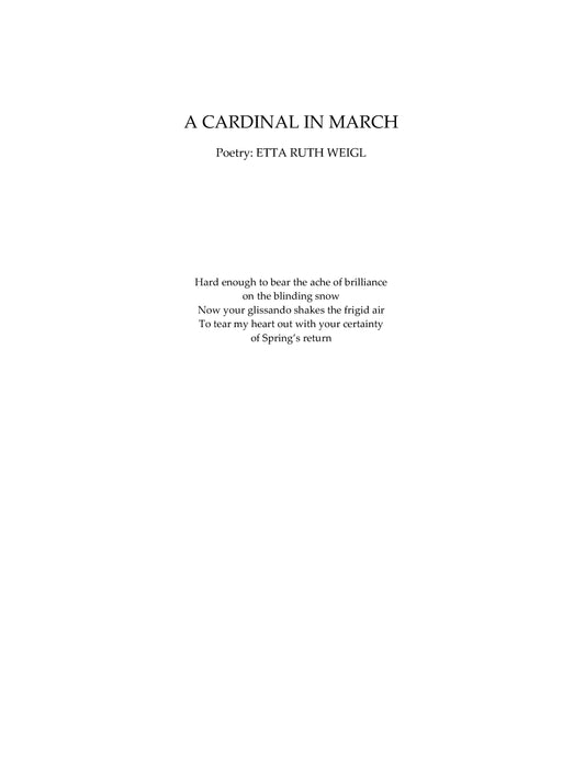 CARDINAL IN MARCH