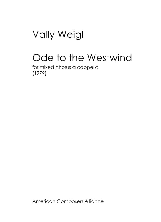 ODE TO THE WESTWIND