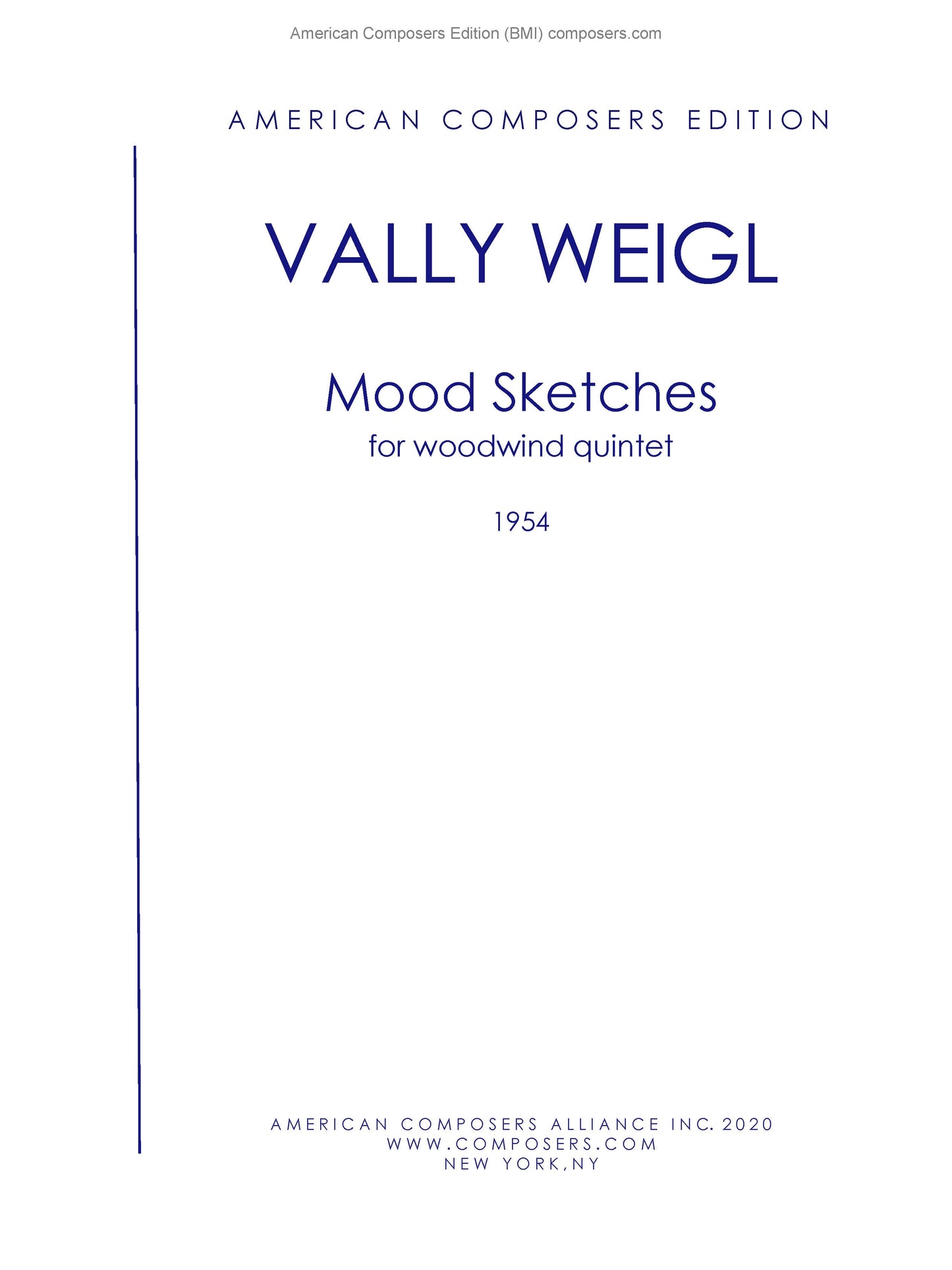 MOOD SKETCHES FOR WOODWIND QUINTET