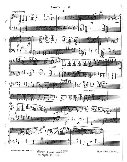 SONATA IN D OPUS 34