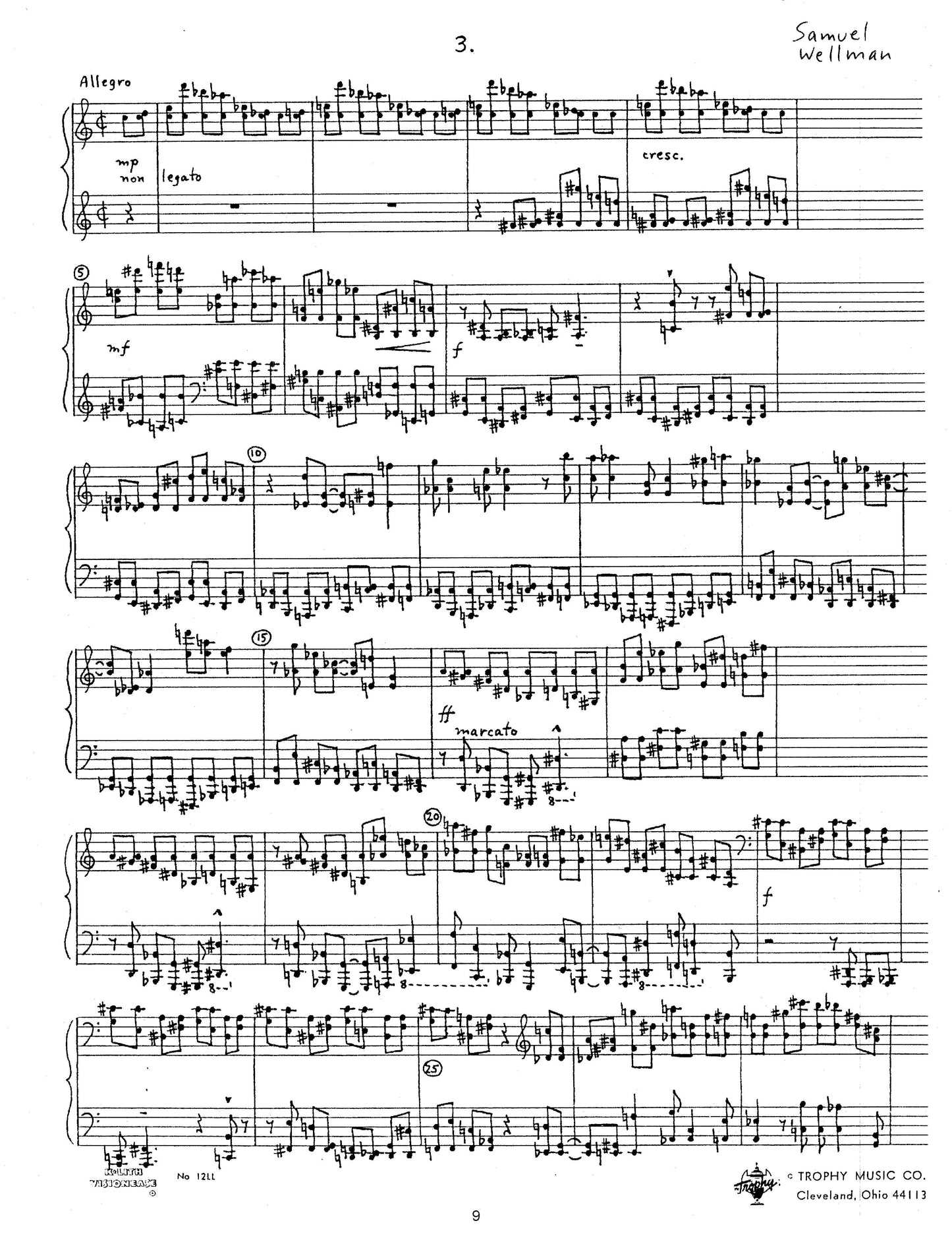 THREE ETUDES OPUS 35