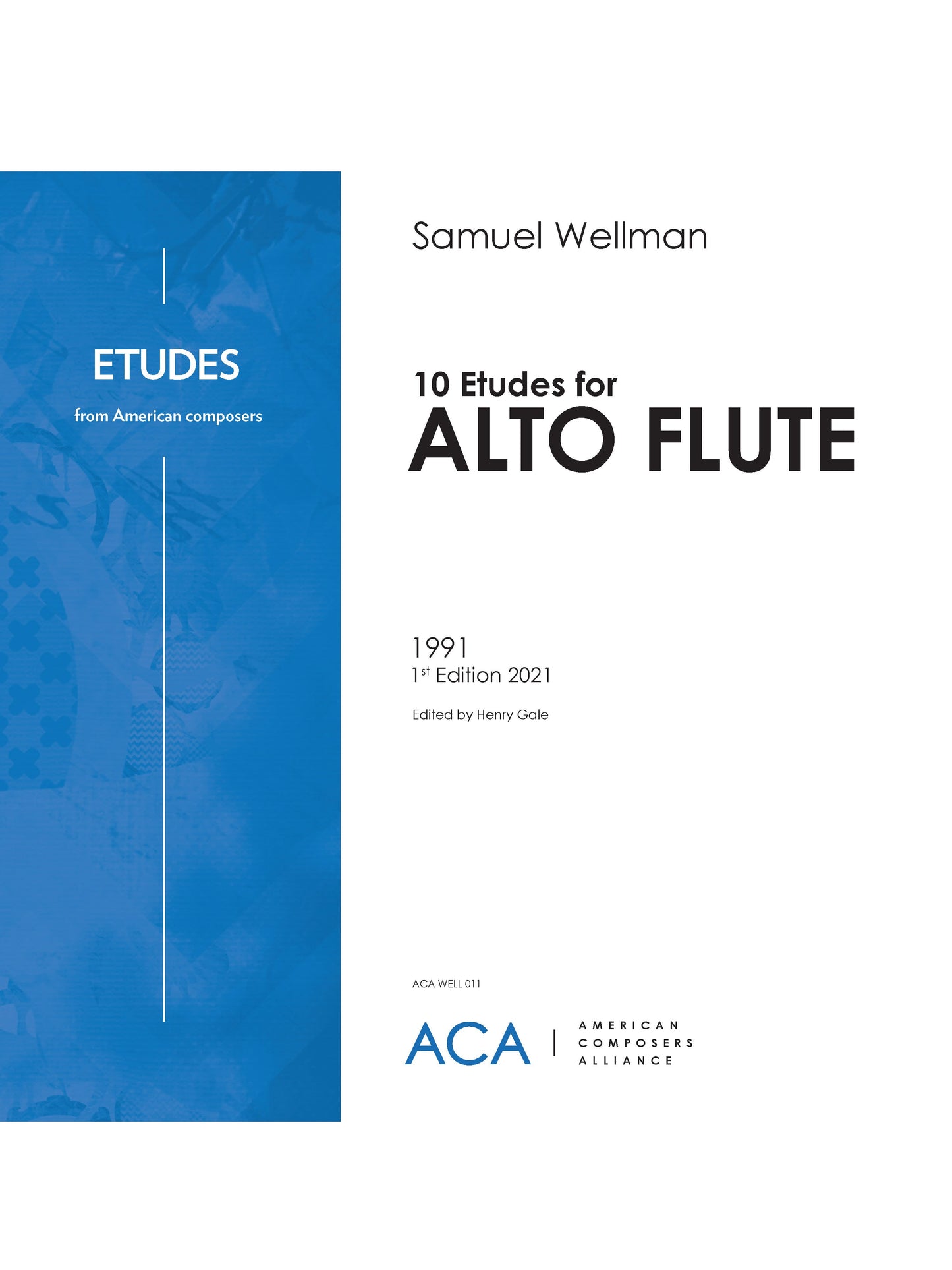 Ten Etudes for Alto Flute